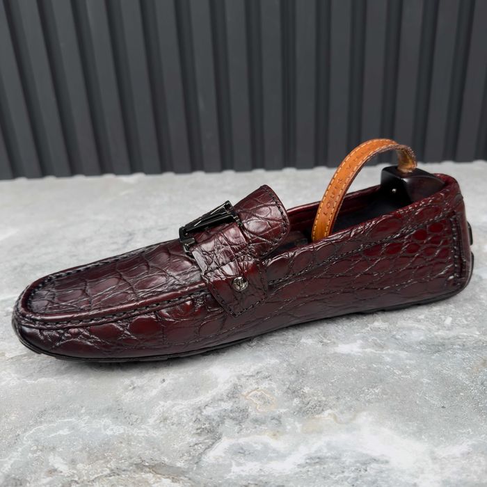 Louis Vuitton Monte Carlo Alligator мокасини зі шкіри крокодила 43 EUR