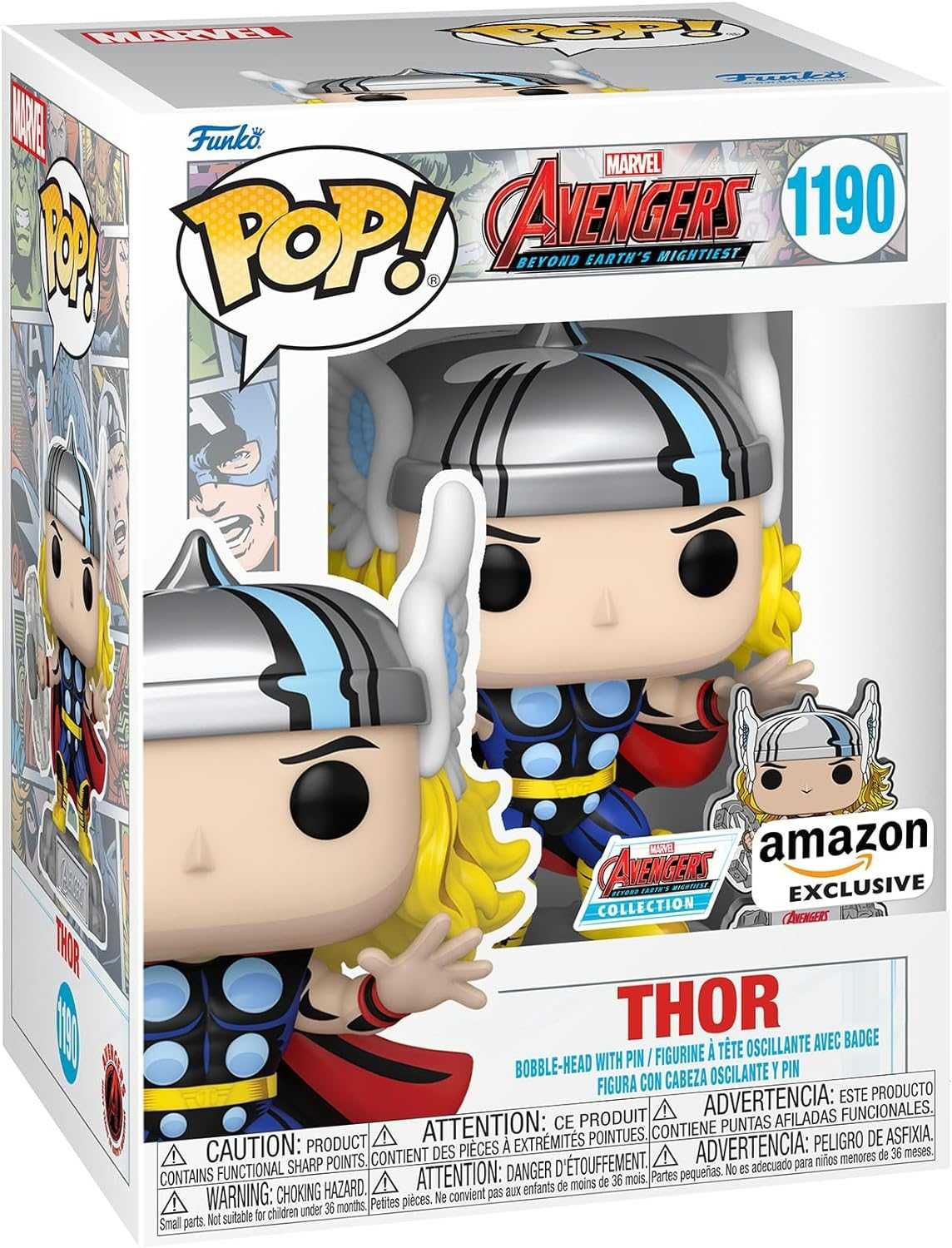 Фигурка Фанко поп Тор Thor Funko Pop & Pin 60th Anniversary