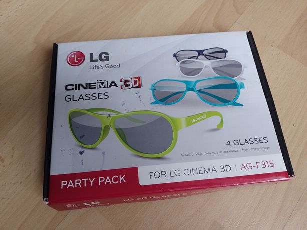 Okulary 3D LG AG-F 315 nowe 4 szt
