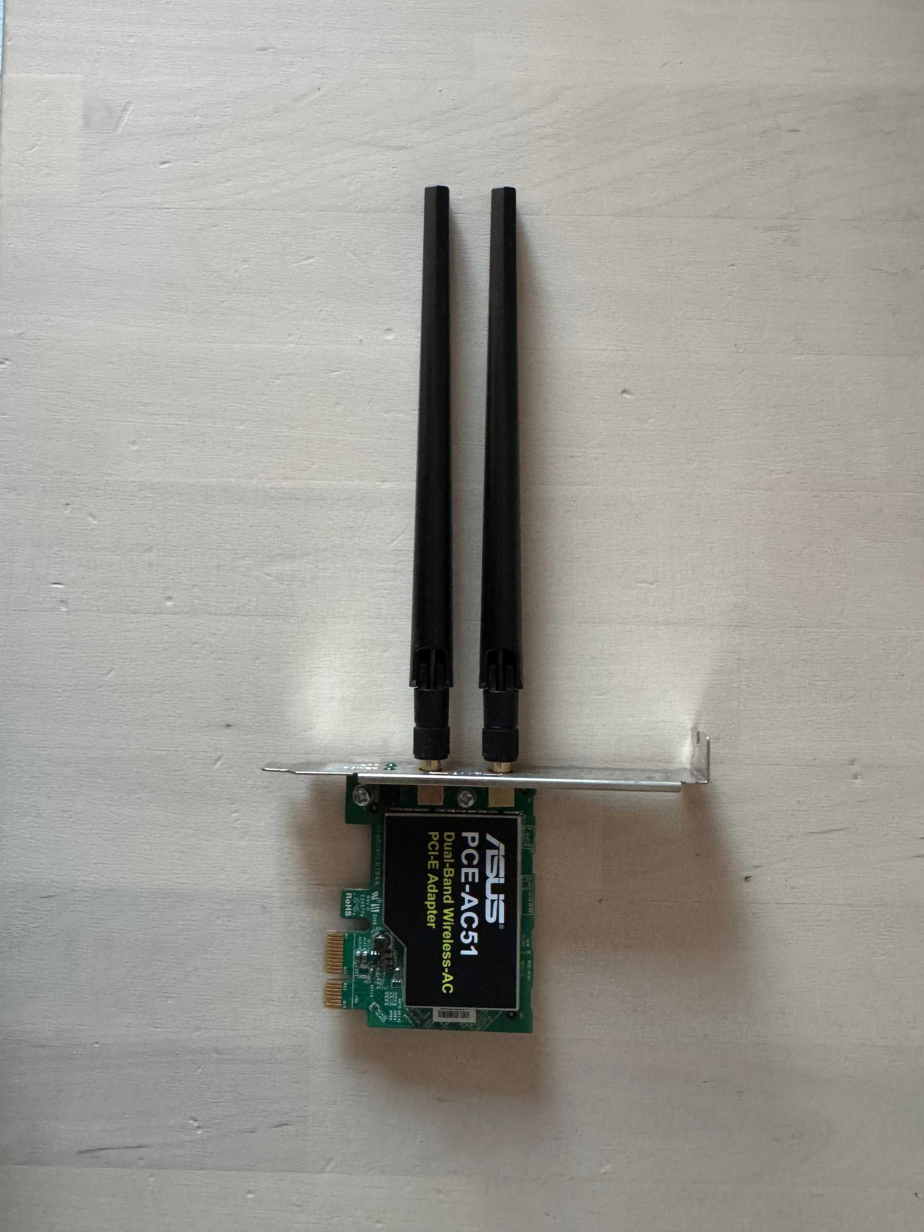 Placa Wi-Fi ASUS PCE-AC51 Dual Band Wireless-AC PCI-E