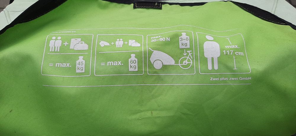 Przyczepka crooser wózek podwójny