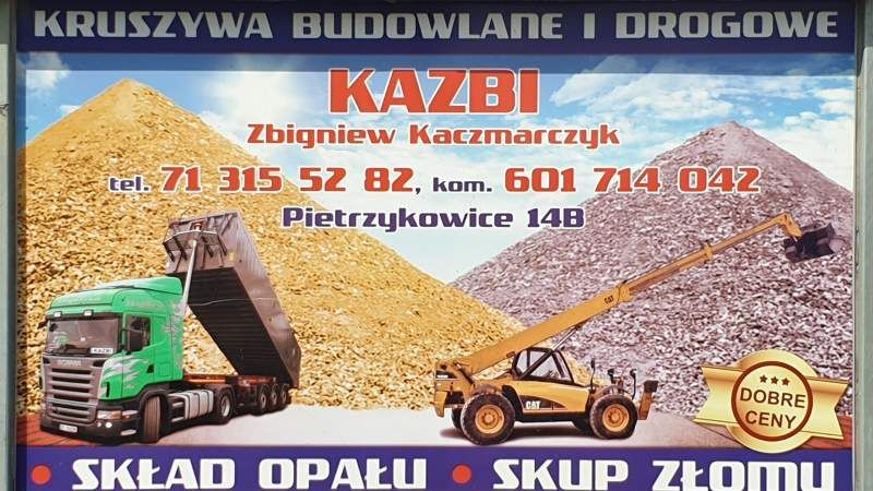 Transport Kruszywa Drogowe i Budowlane piasek,żwir,gruz,wywóz kamień