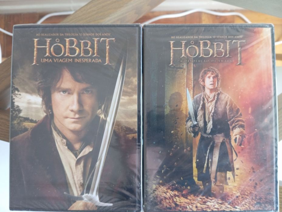 Filmes DVD novos- Hobbit" vol. 1 e 2