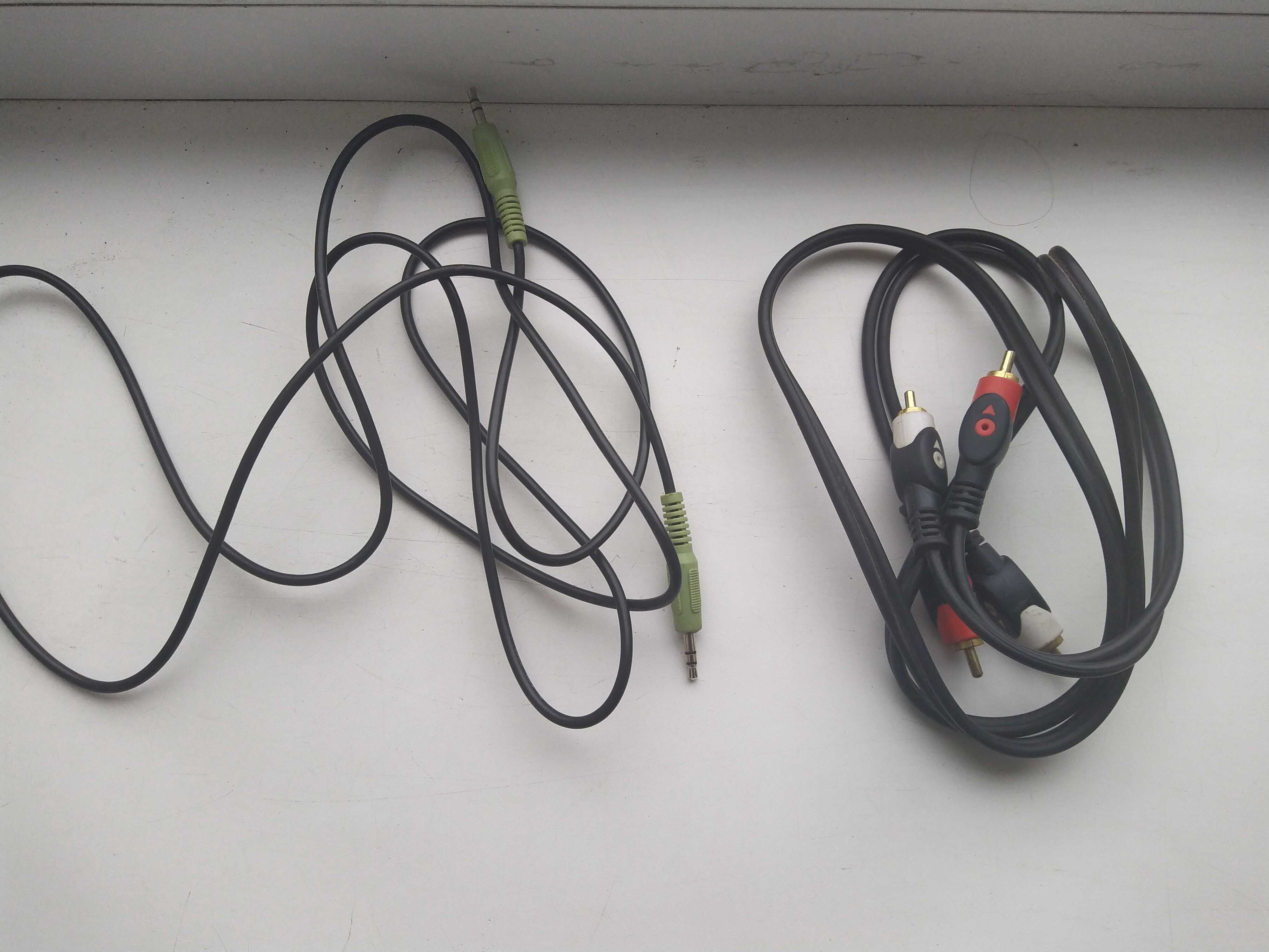 Кабель 2RCA to 2RCA и AUX MINI-JACK 3.5мм