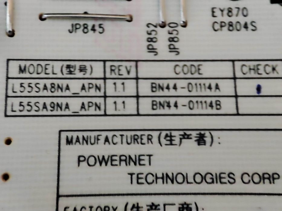 Samsung qe55qn85aat para peças