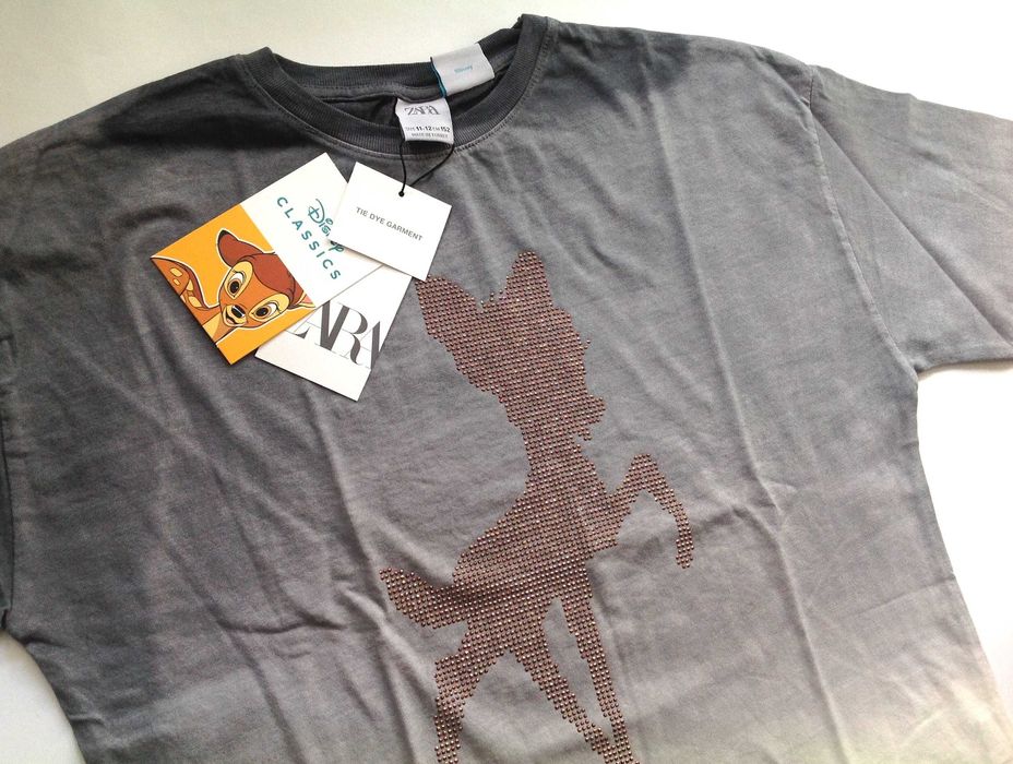 Zara koszulka longsleeve Bambi 11 12 lat