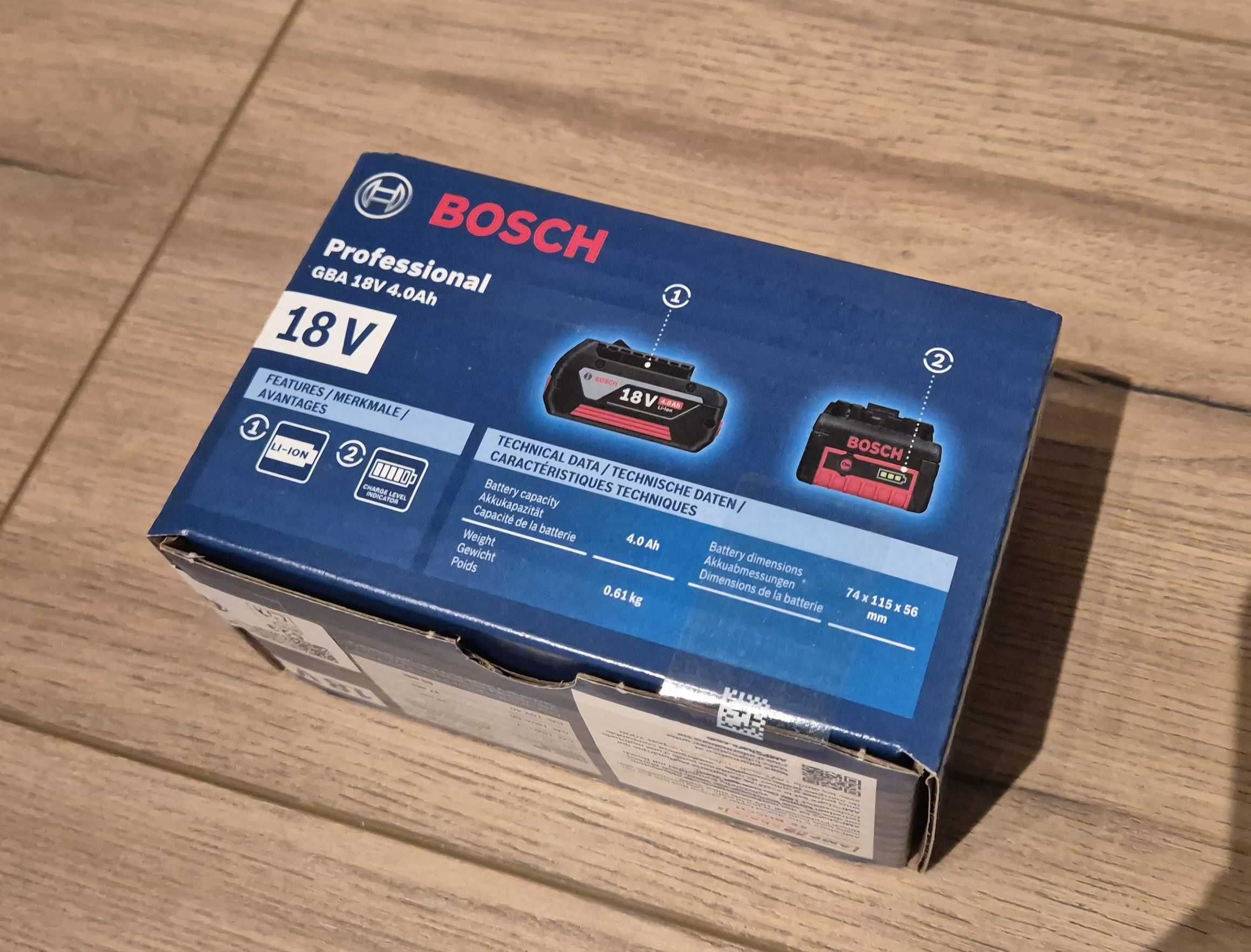 Akumulator Bosch Professional GBA 18V 4.0Ah nowy z gwarancją 1 rok