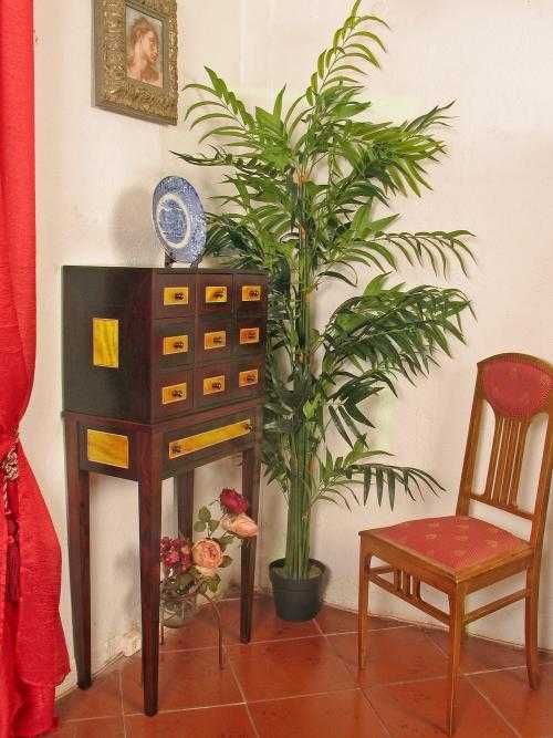 Contador em pau santo (10 gavetas)