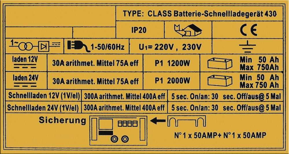 Booster carregador Baterias até 750 Ah -  12V 24V 430