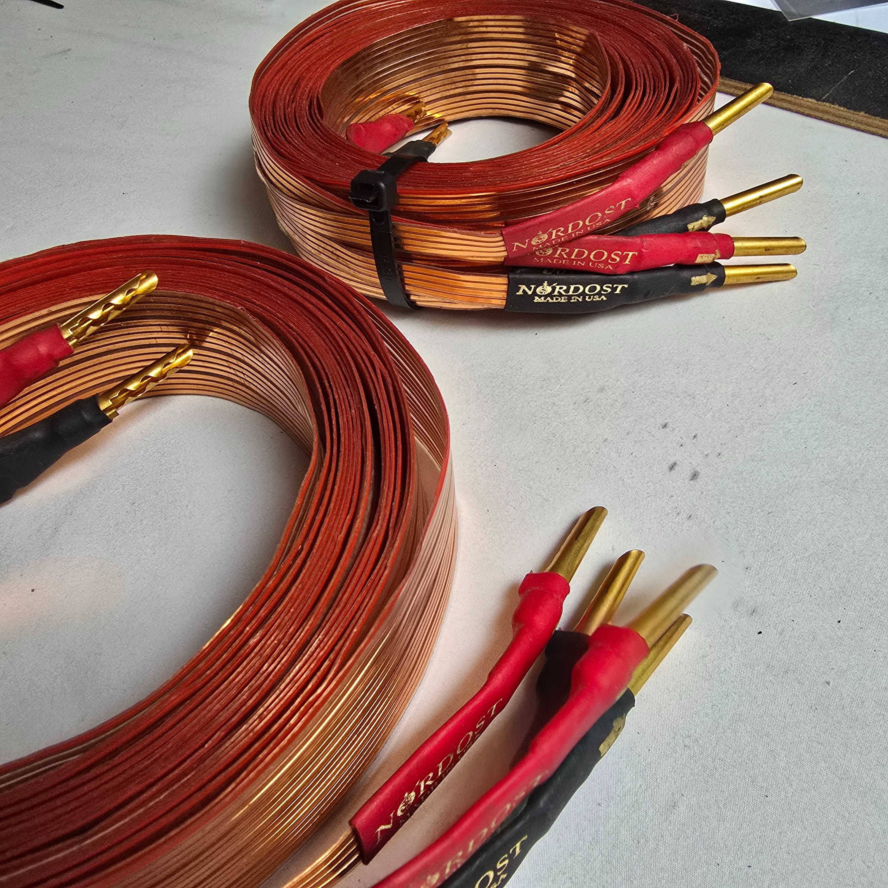 Cabos de coluna Nordost 2x6 mts Super Flatline