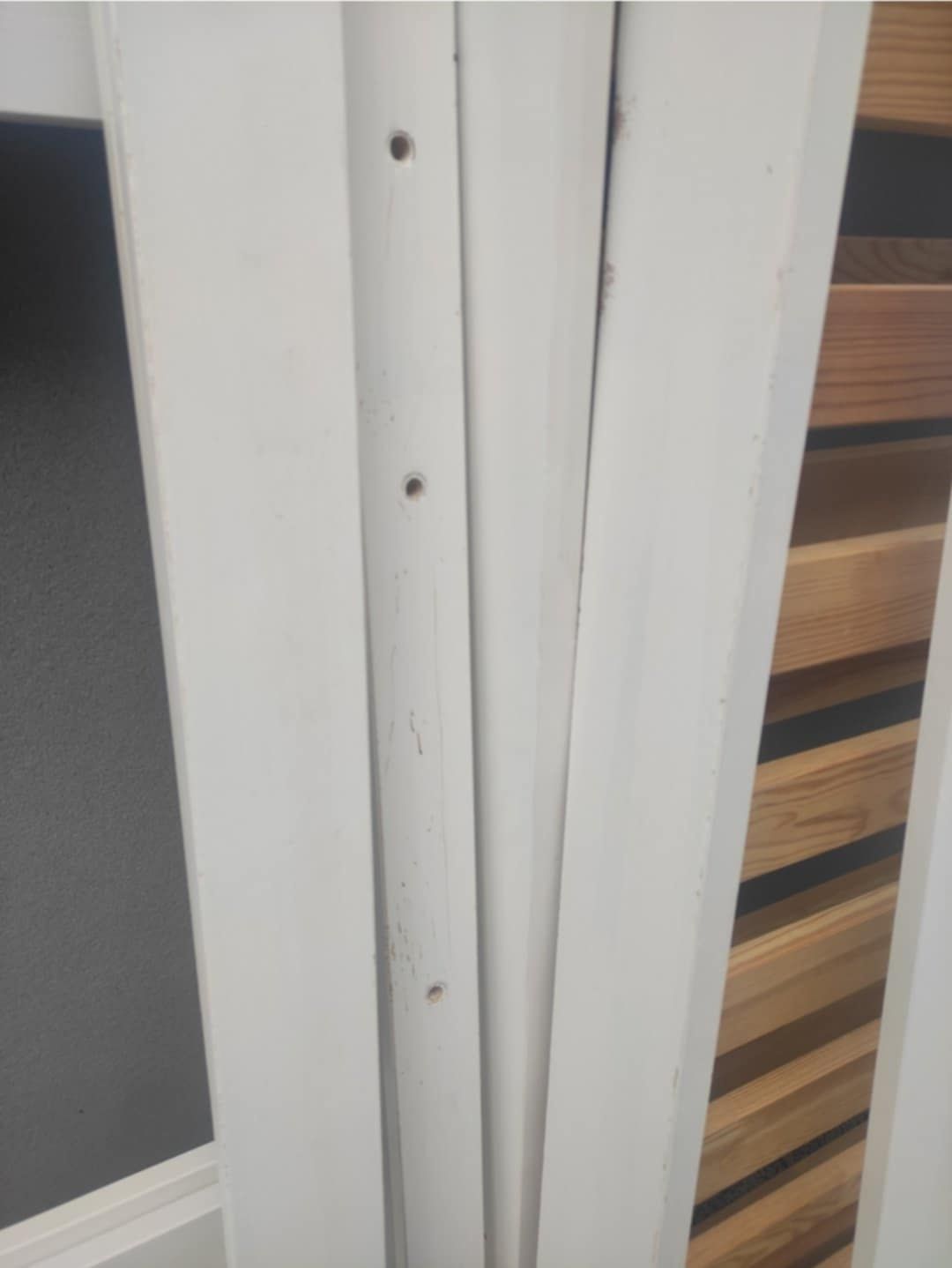 Łóżko piętrowe MYDAL Ikea 90 x 200 cm z materacami