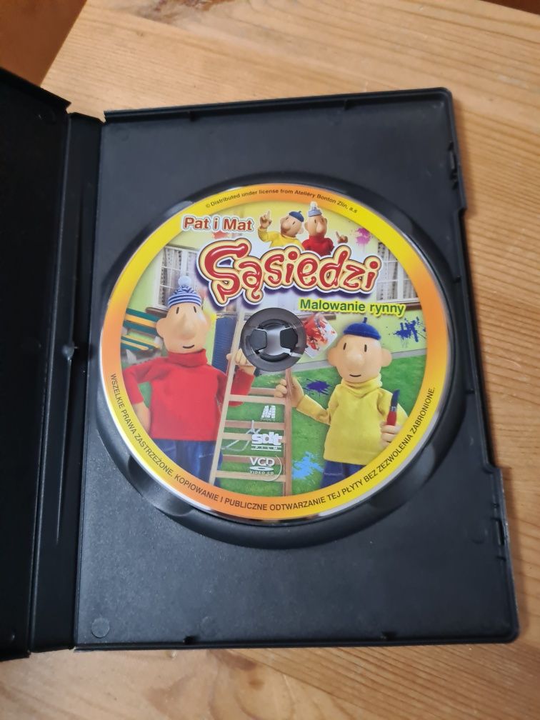 Sąsiedzi Pat i Mat Malowanie rynny płyta VCD bajka ~