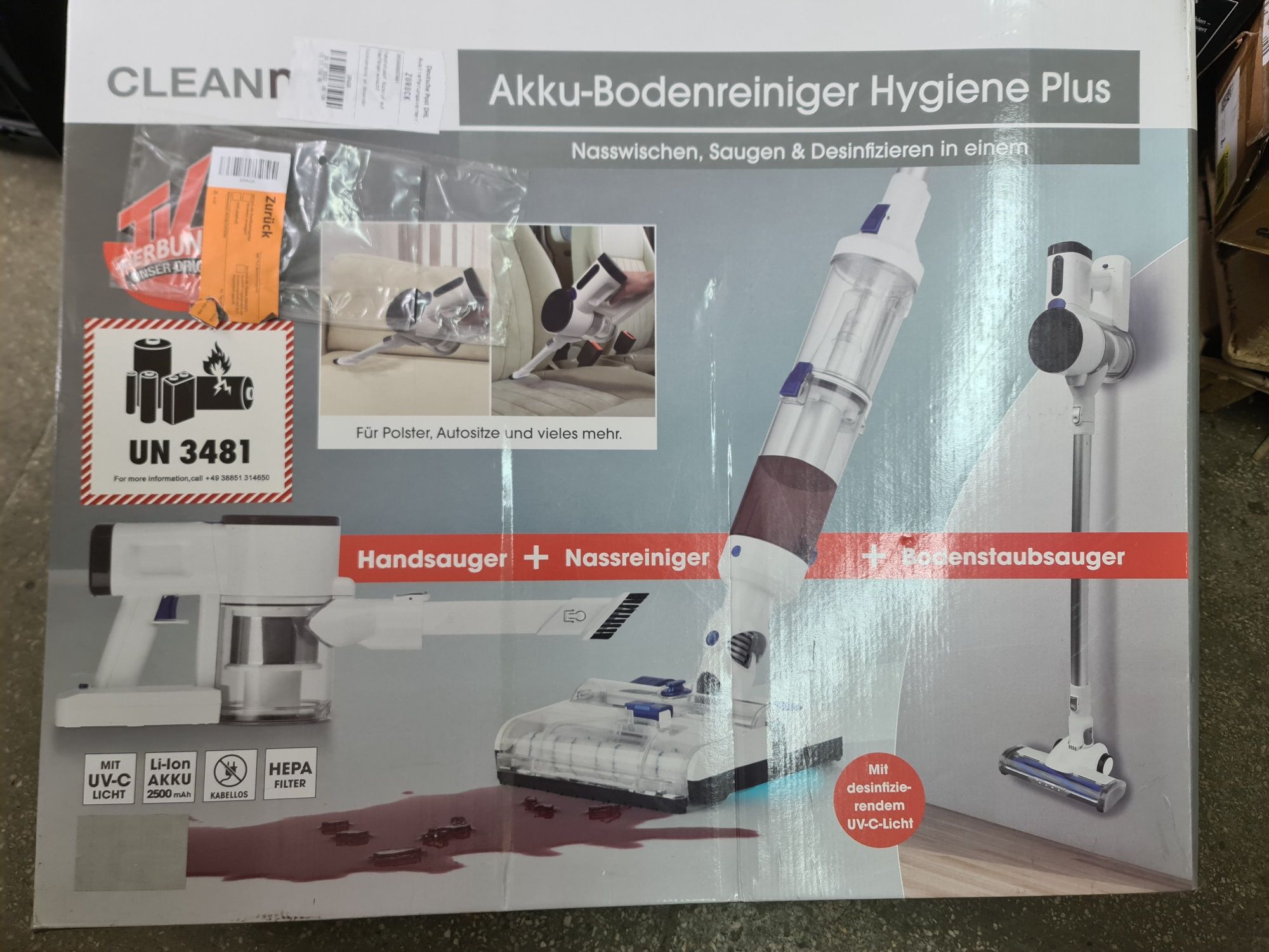 Odkurzacz mopujący Cleanmaxx odkurzacz elektryczny