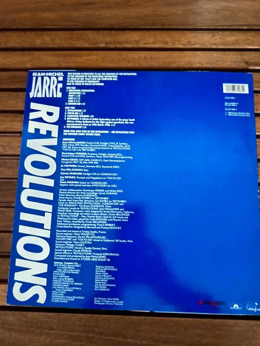 Vinil LP Jean Michel Jarre - Revolutions