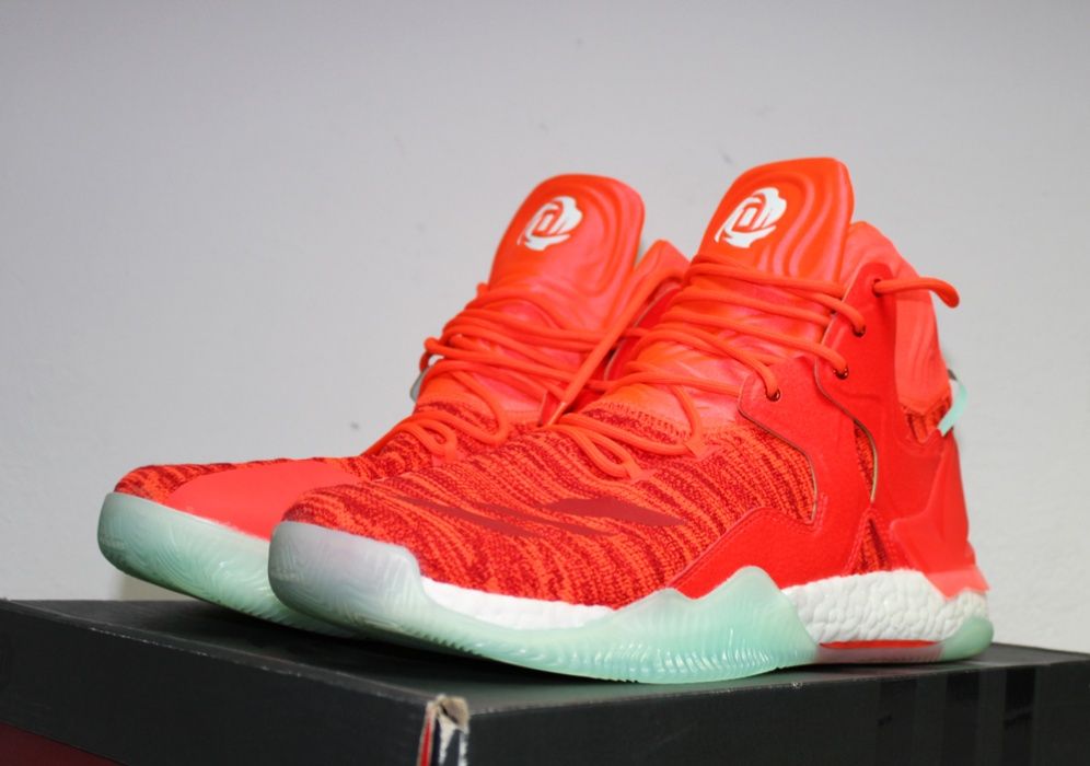 Adidas Rose 7 Boost Solar Red Primeknit Unikatowe 47 1/3 30,5
