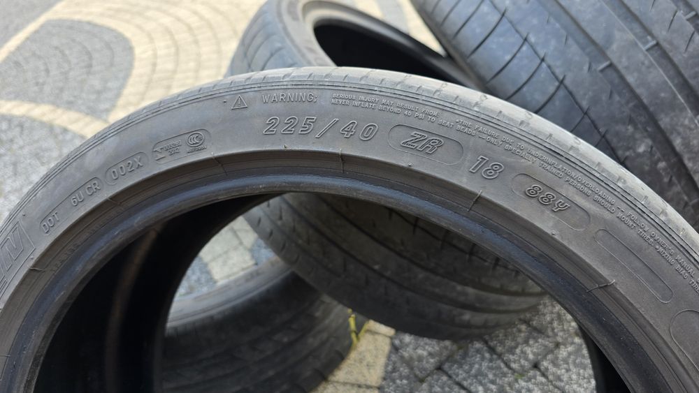 Opony Michelin pilot sport 2 225/40r18 255/35r18