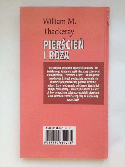 Książka William Makepeace Thackeray Pierścień i róża