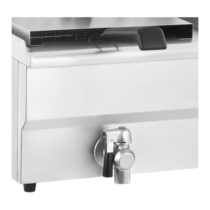 frytkownica frytownica gastronomiczna dwukomorowa z kranami 230v 2x16l