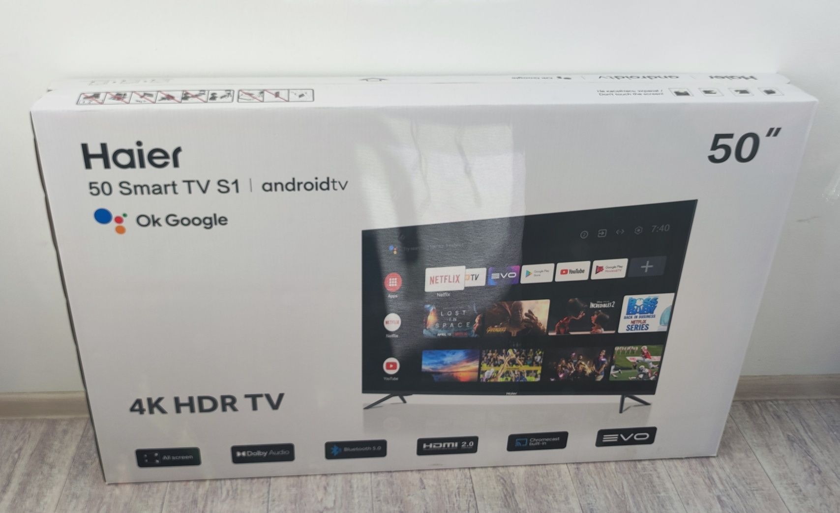 Телевизор 50" Haier Smart TV S1 Android