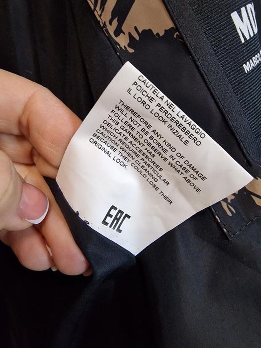 Стильна подовжена куртка mdf marco del forte, оригінал, італія