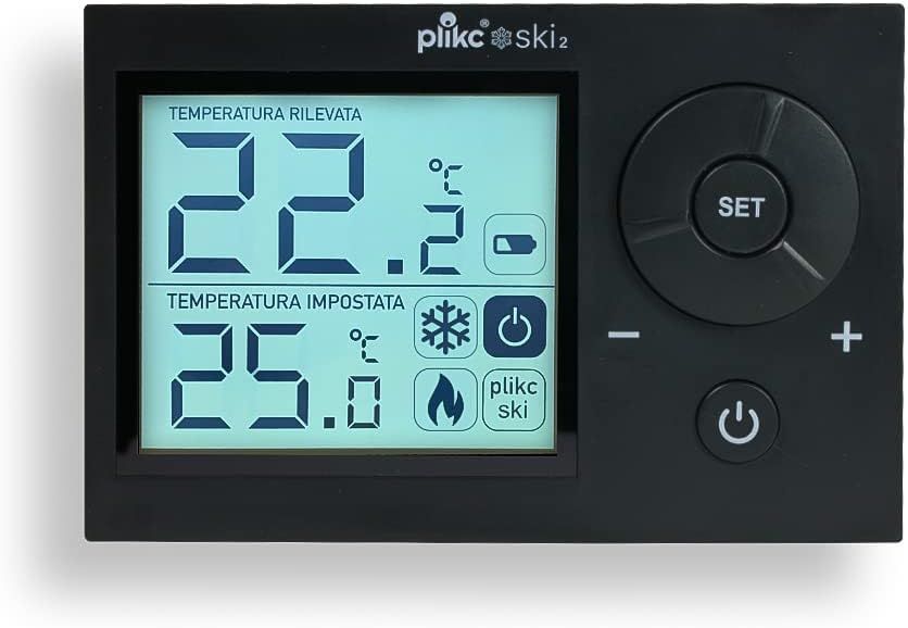 Plikc Ski 2 cyfrowy termostat pokojowy (czarny)