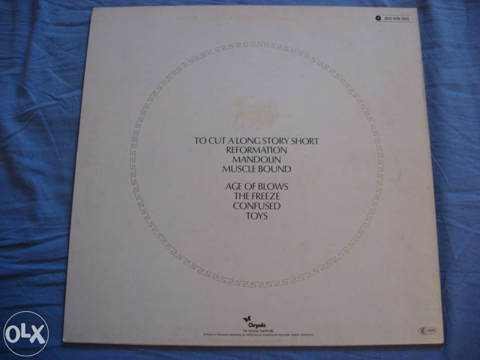 Disco em vinil dos spandau ballet