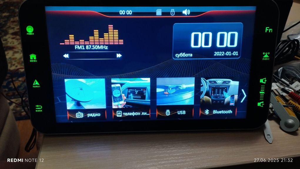Авто магнітола 1 Din андроїд CarPley Android auto MP5 Player автомагні