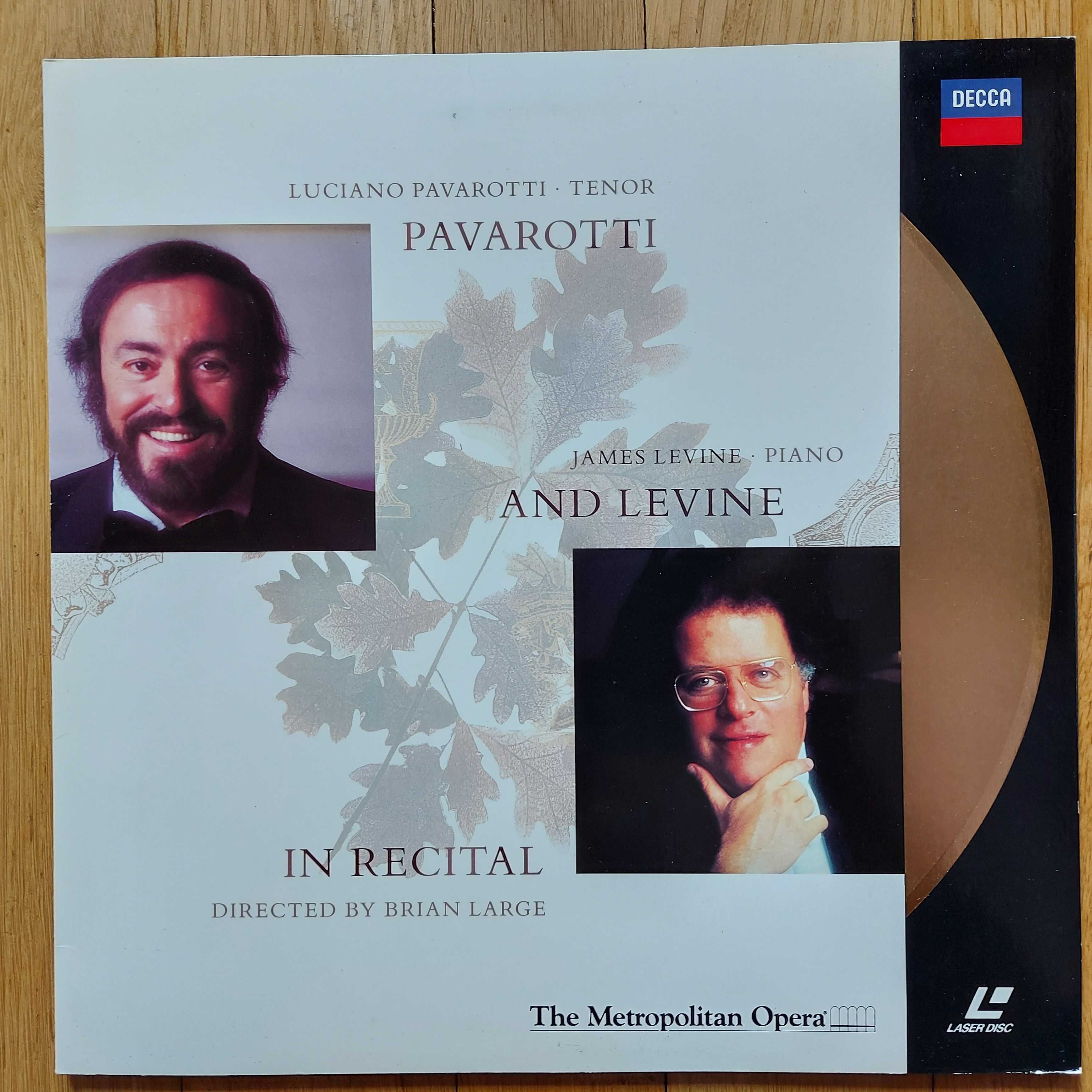 Laserdisc  Luciano Pavarotti, James Levine (2) ‎– Pavarotti And Levin