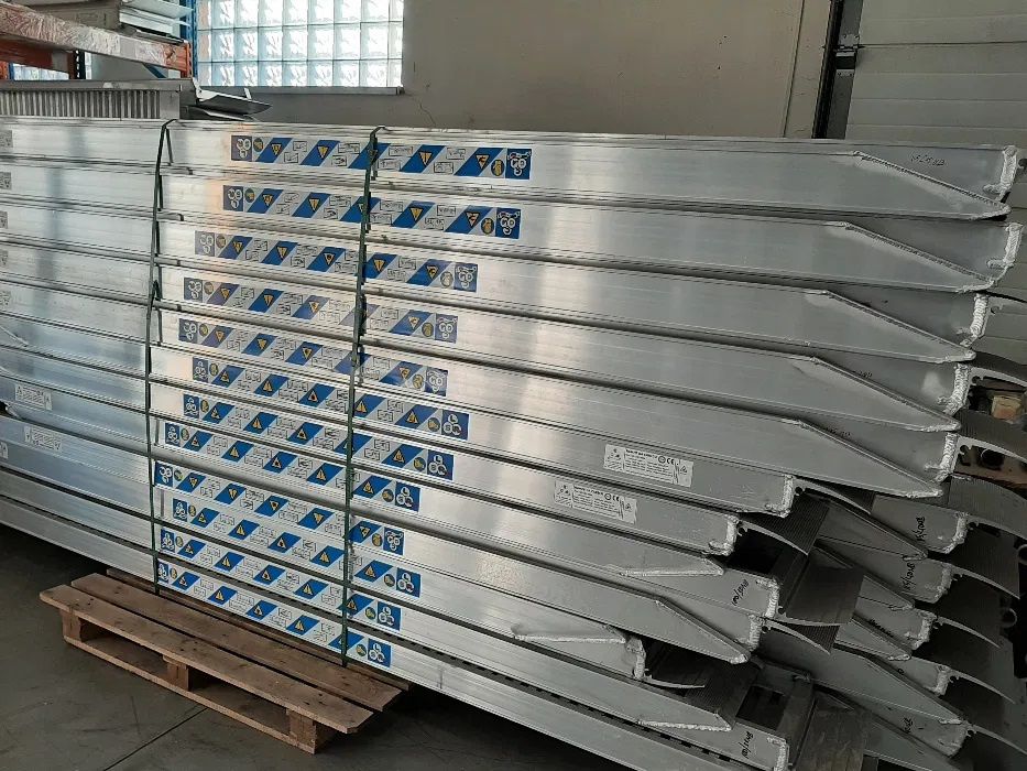 Najazdy aluminiowe 2-4,5m do 1-11t Duży wybór, Znak CE. Dostawa PL-UE