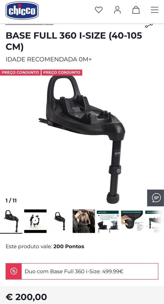 Cadeira auto + base isofix