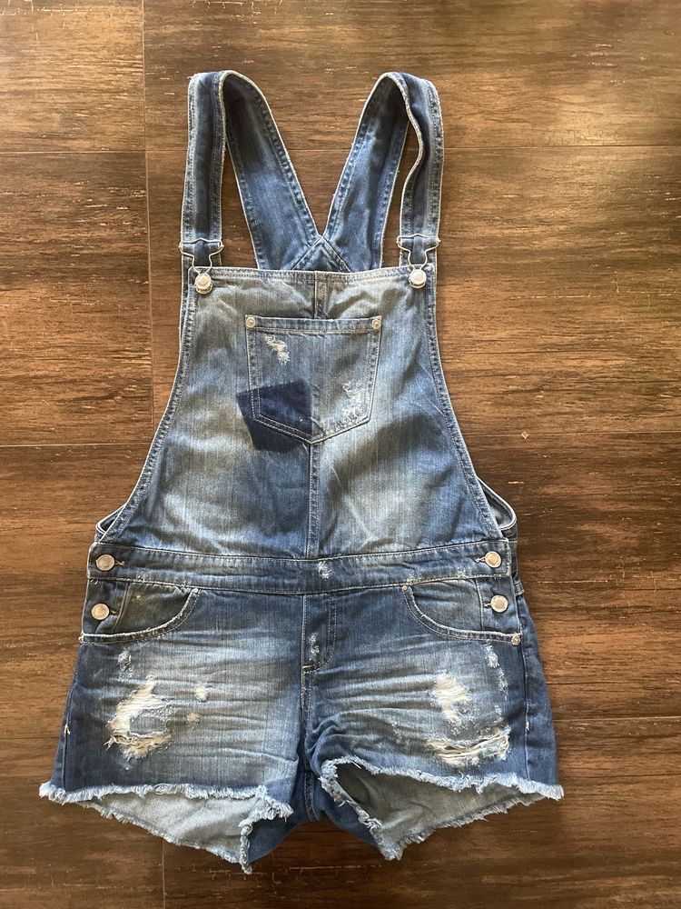 Stradivarius ogrodniczki jeansowe 38
