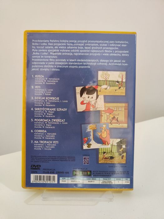 Bolek i Lolek Na tropach Yeti DVD