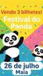 Bilhetes festival Panda - Maia
