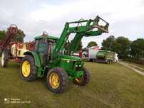 John Deere 6110 SE z turem 4 cylindrowy 85KM 6310 ładowacz 6320