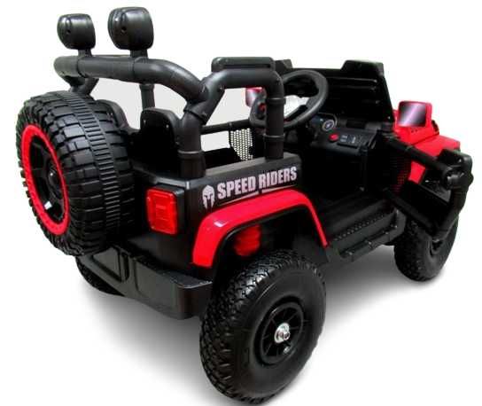 POMPOWANE KOŁA - 4x4 - DUŻE Auto autko samochód na akumulator - Nowy