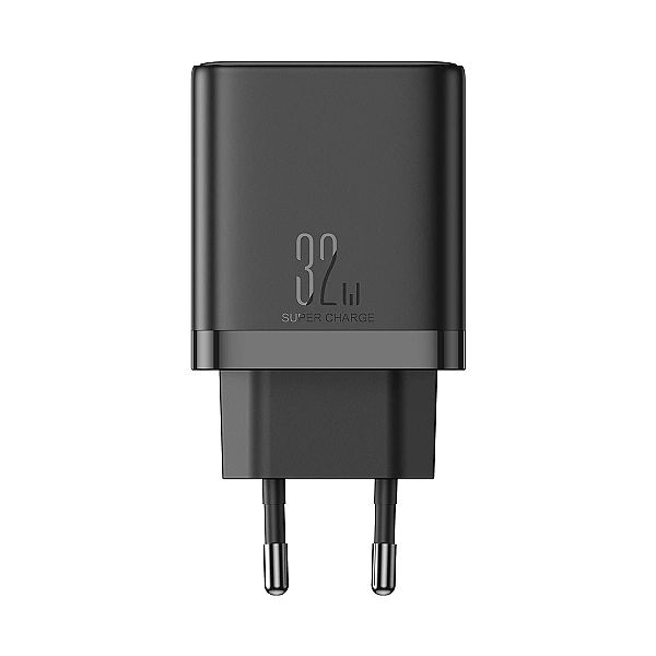 Szybka ładowarka Joyroom JR-TCF10/2x USB-C USB-A 32W - czarna