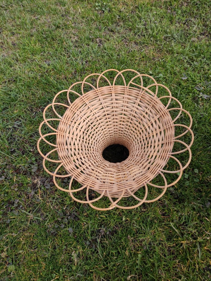 Patera wiklinowa na owoce vintage retro PRL DDR