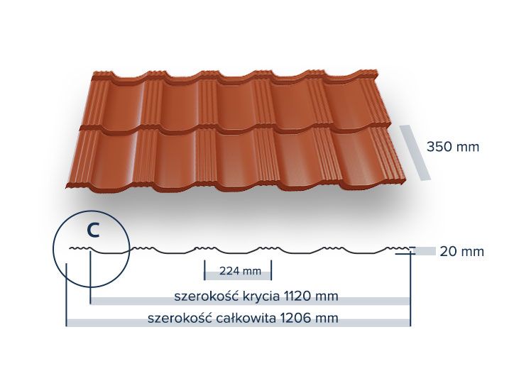 Blacha Blachodachówka Trapezowa Modułowa Trapez Producent Dost. Gratis