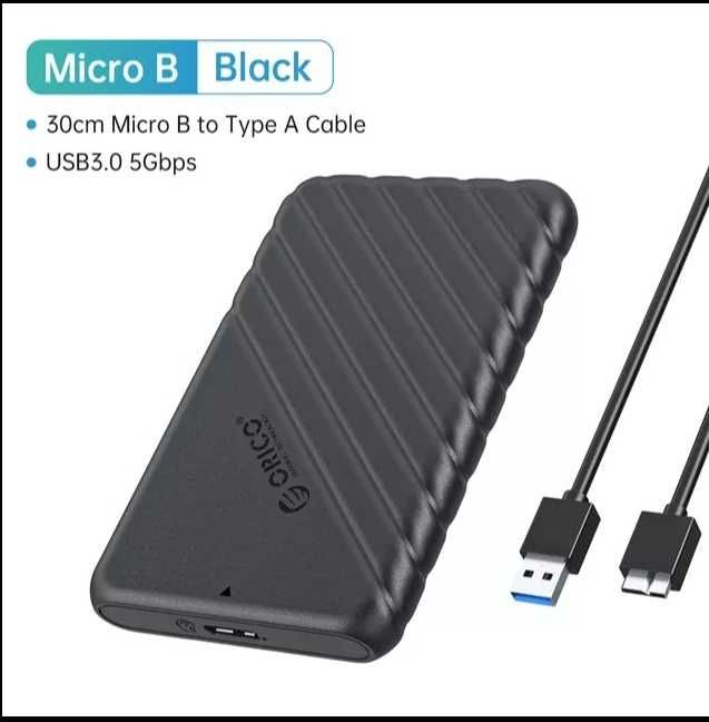 Зовнішня кишеня Orico USB 3.0 для жорстких та ссд дисків 2.5" HDD/SSD