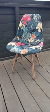 Krzesło fotel kwiaty