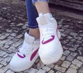Ténis Puma Cali Sport Heritage branco/rosa, 39