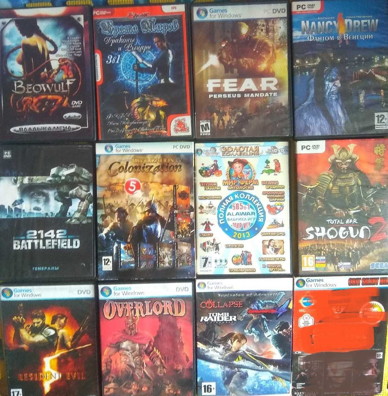 лот более 30дисков игры ПК PC  для компьютера  разные жанры много фото