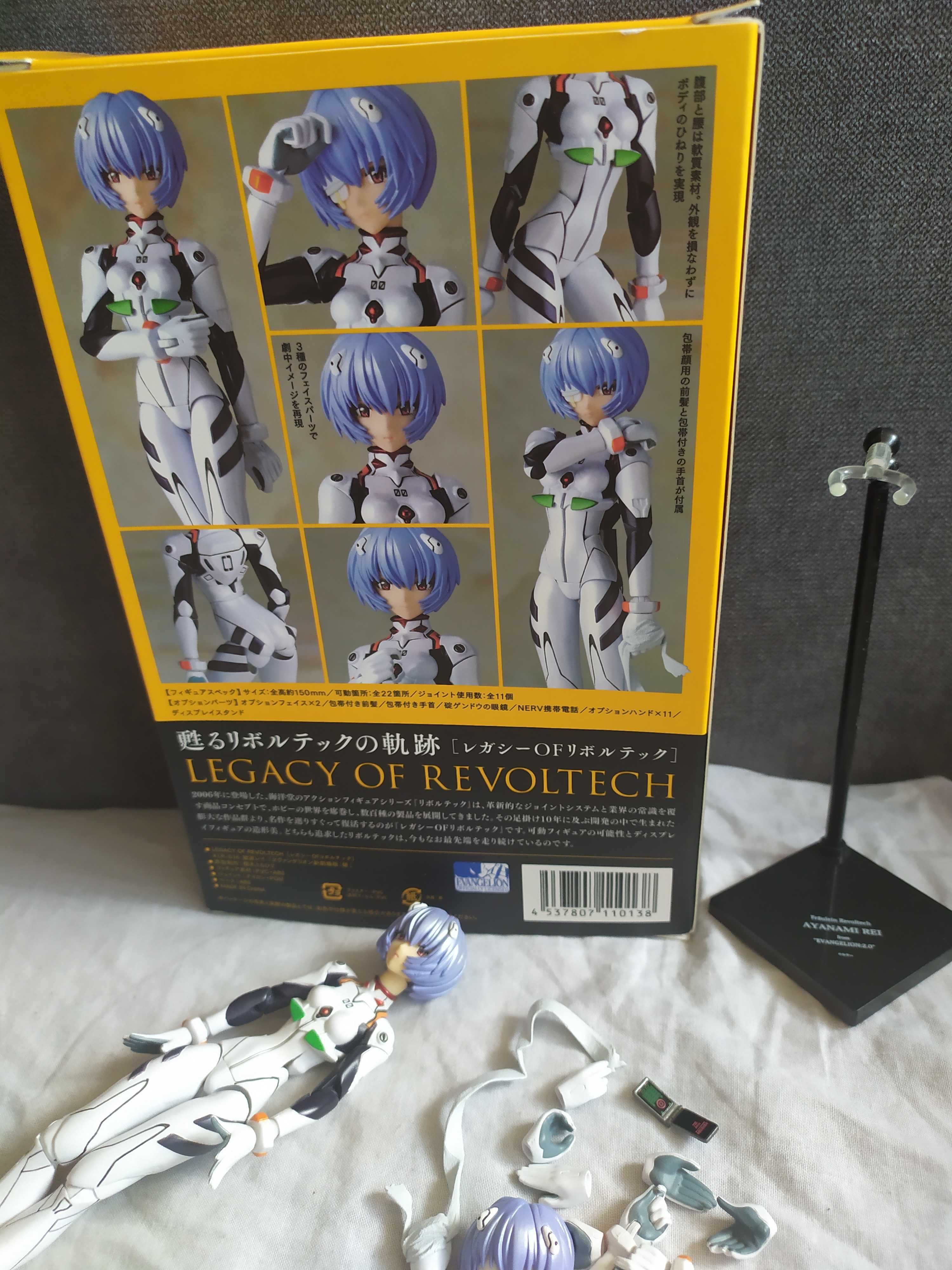 Figurka anime Neon Genesis Evangelion Rei Ayanami Revoltech「KOMPLET」