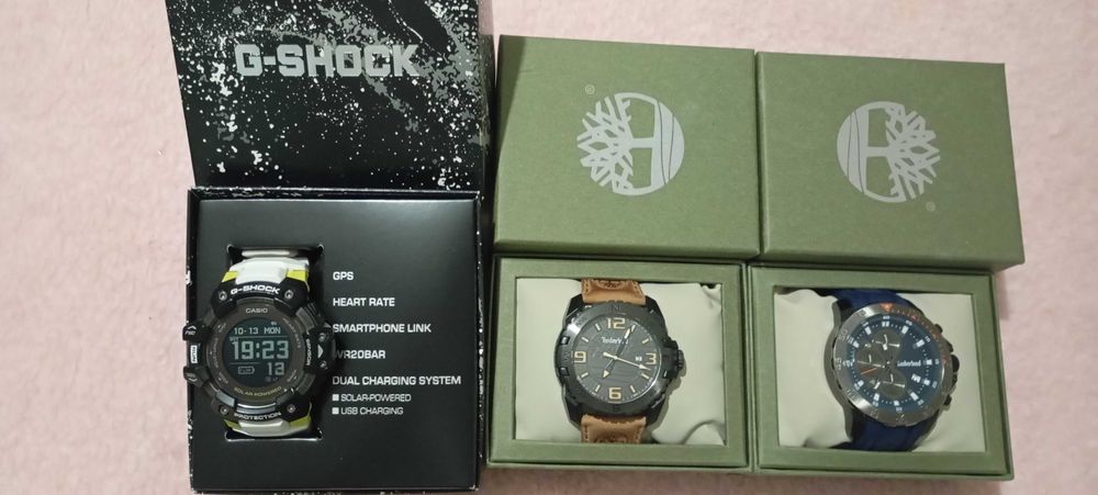 Relógio Casio GBDh1000 e 2 relógio Timberland