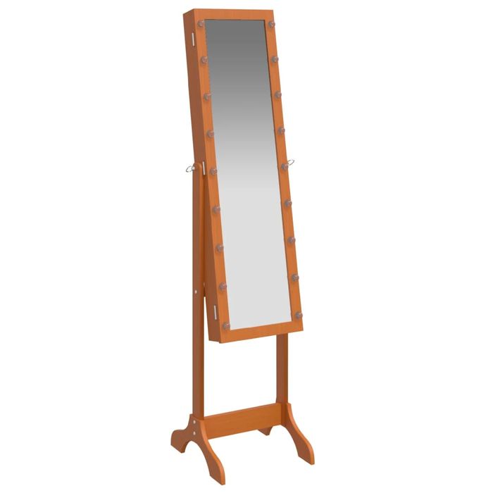 Vidaxl Lustro Stojące Z Led, 34X37X146 Cm