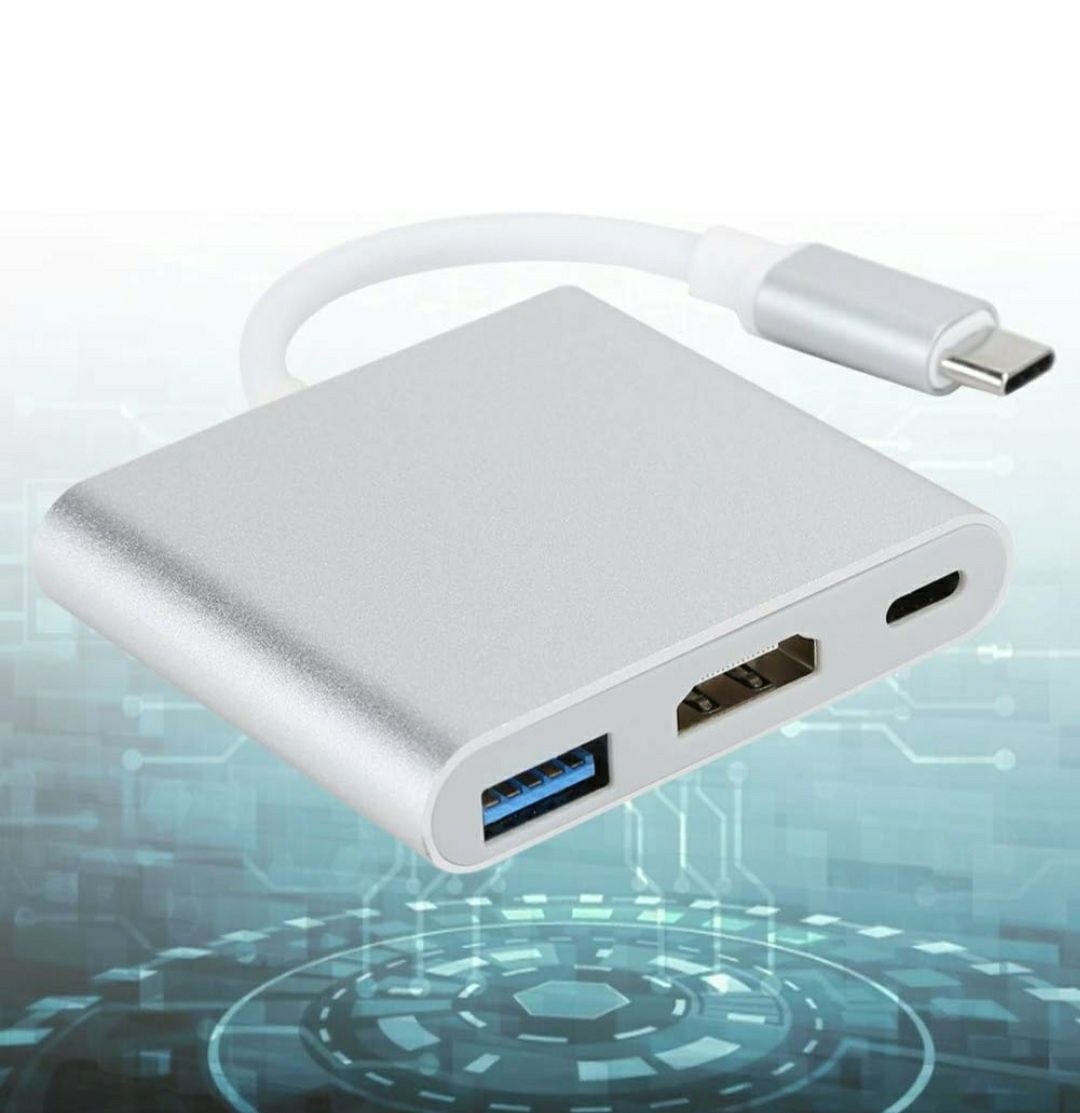 Przejjściówka 3 w 1 z USB