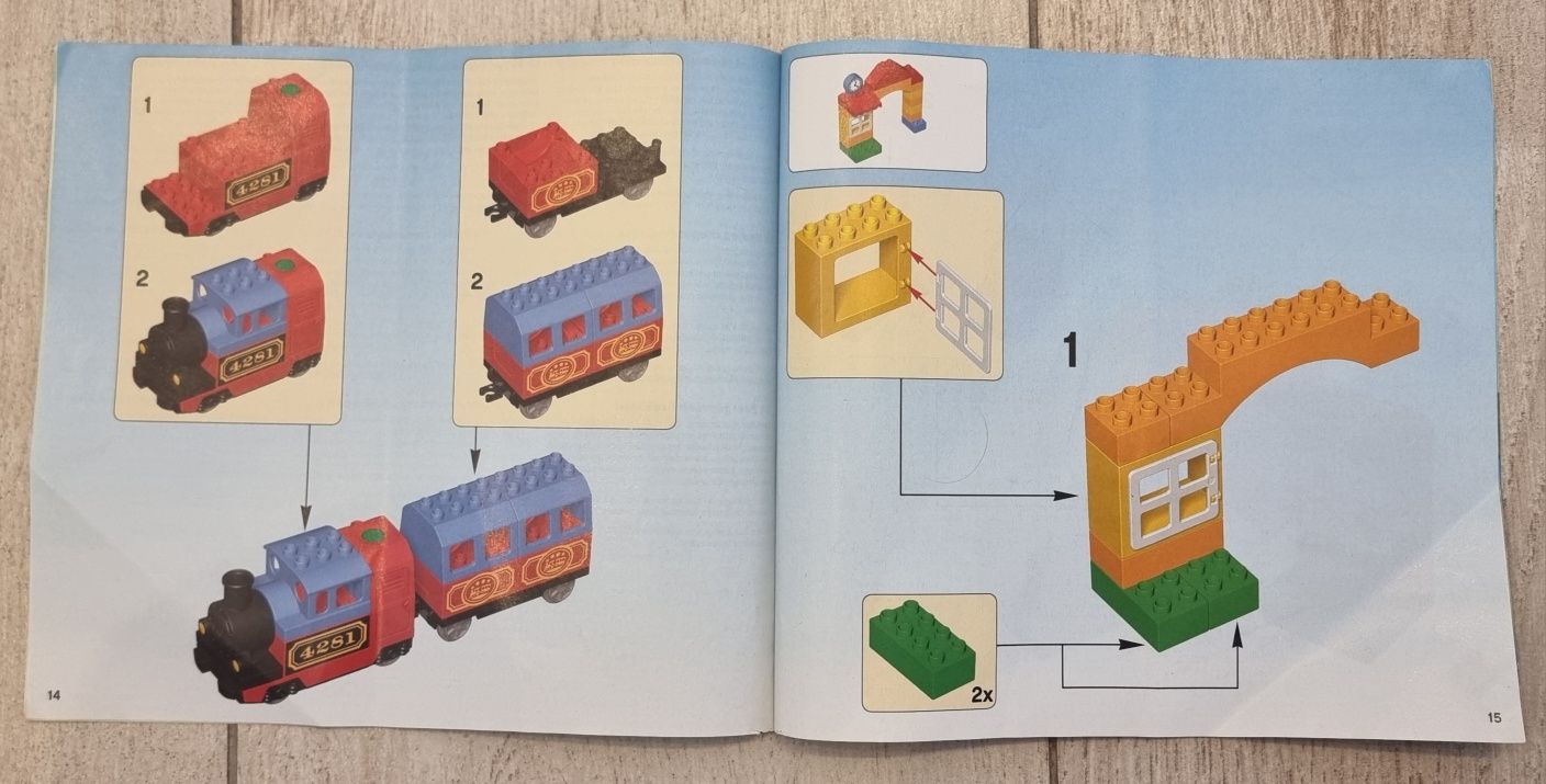 INSTRUKCJA książka Lego Duplo Pociąg 10507