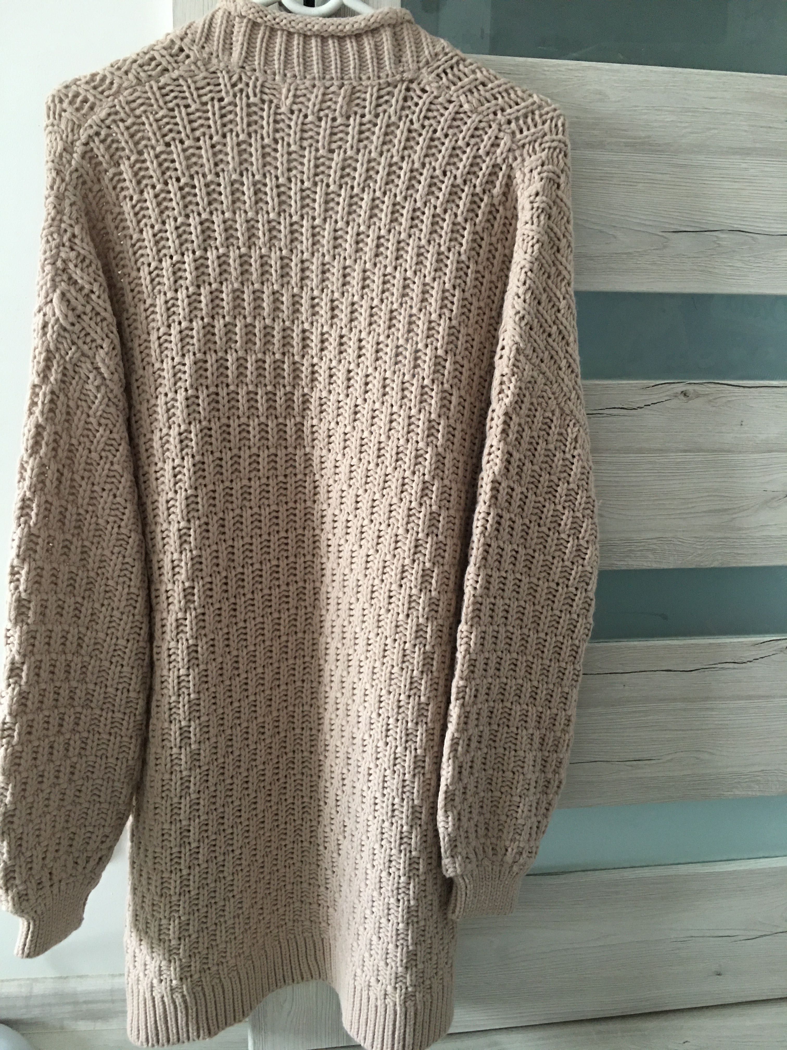 Sweter kardigan z ozdobnym splotem Reserved r. L nowy bez metki