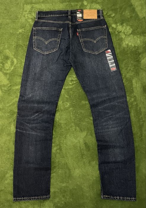 Оригинальные темно синие джинсы Levis 502 taper 30x32 читайте описание