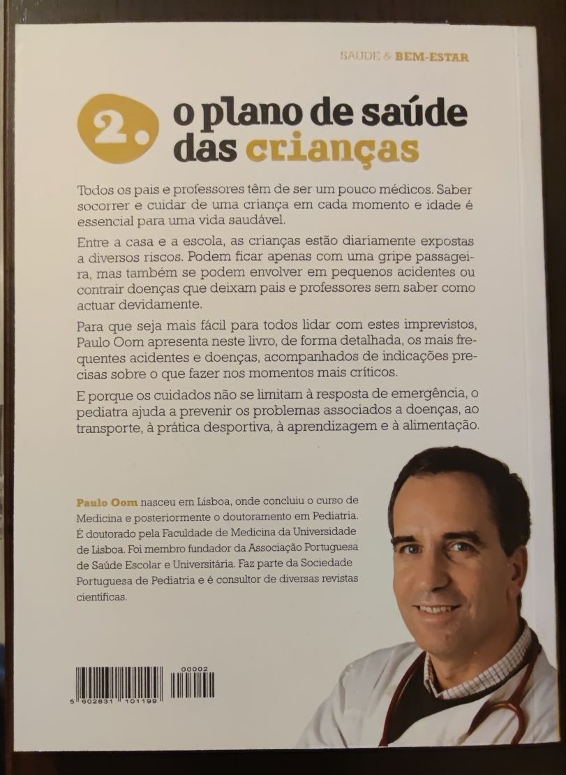 Livro " O Plano de Saúde das Crianças" - Paulo Oom